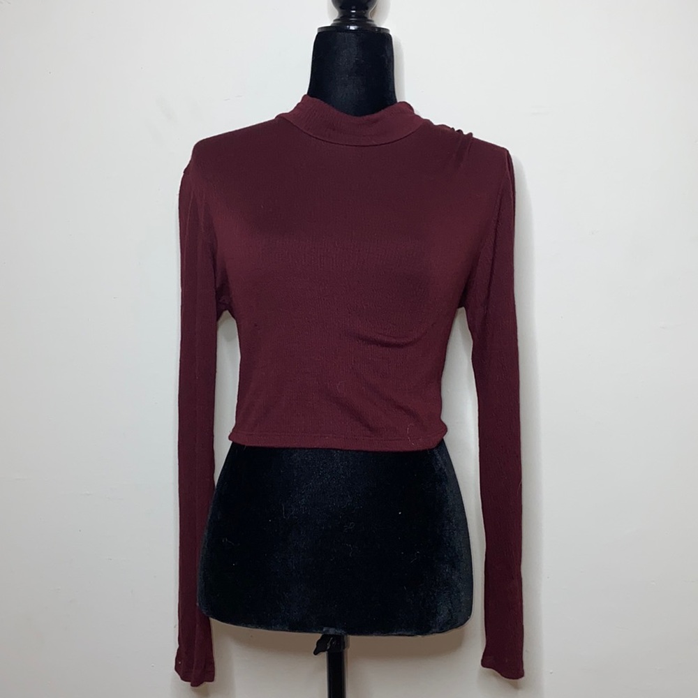 Long sleeve Crop shirt in S to M